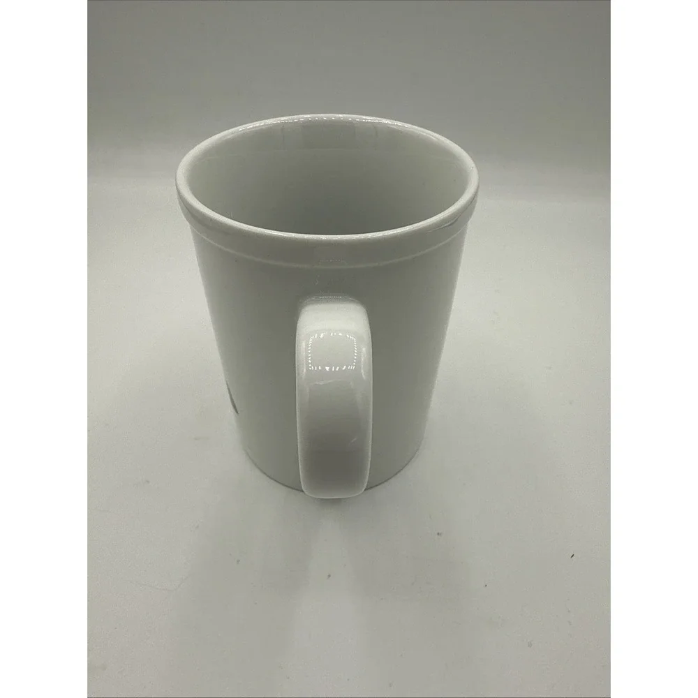 Pottery Barn Santa's Reindeer Mug PRANCER YOGA Porcelain EUC